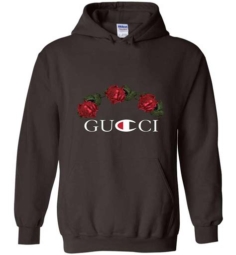 championa nd gucci hoodie|Gucci hoodie reflective.